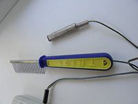 New Hairbrush Electrode for DiaDens + English Manual