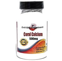 Coral Calcium 500mg * 100 Caps 100 % Natural - by EarhNaturalSupplements