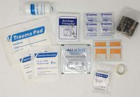 Trauma Pack - Individual First Aid Kit (IFAK) - Emergency Medical + Trauma Supplies with AllaQuix Stop Bleeding Gauze