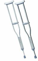 Underarm Adjustable Aluminum Crutch - Adult (5' 0" - 6' 2") - 8 Pair / Case - 43-2050-8
