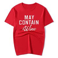 Meikosks Ladies Short Sleeve O-Neck Pullover Letter Print Casual T Shirt 2020 New Tops Red