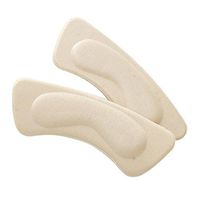 Fheaven (TM) 1Pair High Heel Foam Gel Pads Heel Cushion Pads Foot Care Shoe Insert Pad Insole (Beige)