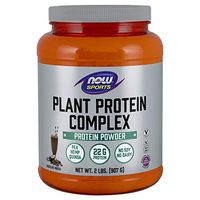 NOW Sports Nutrition, Plant Protein Complex Powder 22 Grams, Chocolate Mocha, 2-Pound