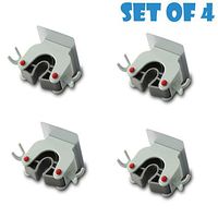 4 PCS Broom Holder,Self Adhesive No Drilling Anti-Slip Mop Racks Broom and Dustpan Hanger for Home, Kitchen,Bathroom,Garden (Blue) (Blue)