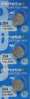 3 Renata 394 Button Cell Watch Batteries