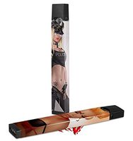 Skin Decal Wrap 2 Pack for Juul Vapes Cop Girl Pin Up Girl JUUL NOT INCLUDED