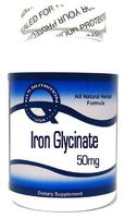 Iron Glycinate 50mg 100 Capsules ^GLS