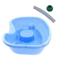 Portable Shampoo Basin Hair Washing Basin Tray for The Disabled Bedridden Neck Rest Hair Washing Basin Sink Drain Tube Handicap Bed Basin