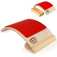 Spine Stretching Lumbar Support - Two in One Back & Lumbar Stretcher (Red)