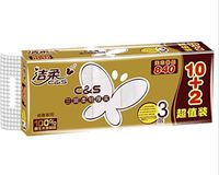 12 rolls of large capacity white rolls of Full-Sheet paper towels, high-grade soft 4-layer household paper towels, kitchen toilet paper towels in bulk …