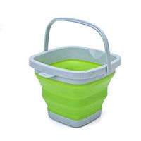 AODEW Portable Fishing Water Pail Plastic Bucket Foldable Round Tub Collapsible Space Saving Outdoor Waterpot