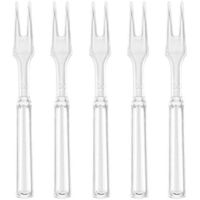 Creative Converting 01456 Cocktail Forks, One Size, Clear
