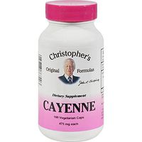 Christopher's Original Formulas Cayenne 475 mg 100 Vegetarian Capsules