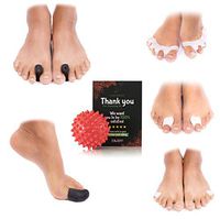 Toe Spacers - Foot Comfort for Men and Women. Great Choice for Bunions, Overlapping Toes, Hammertoes, Pedicures, Yoga, and More