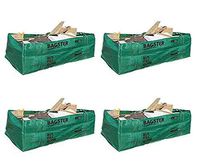 BAGSTER 3CUYD Dumpster in a Bag, Green (Pack of 4)