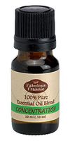 Concentration 100% Pure, Undiluted Essential Oil Blend Therapeutic Grade - 10 ml. Great for Aromatherapy! Concentration is The Perfect Blend of Cypress and Peppermint Essential Oils.