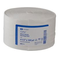 Covidien 6474 Curity Mesh Gauze Bandage Roll, 8-Ply, 4-1/2" x 100 yd. Size (Pack of 10)