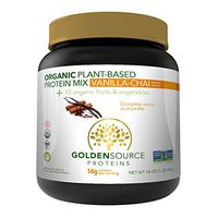 GoldenSource Proteins Organic Plant-Based Protein, Vanilla Chai, 1 Pound