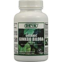 Deva Vegan Vitamins Organic Ginkgo Biloba 395 Mg - 90 vcaps, 3 Pack