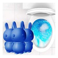 Weisfe78 100G Household Automatic Toilet Cleaner Descaler Deep Effective Cleaning Remover Deodorant Agent Flush Bottled (1PC Toilet Bowl Cleaner Deodorizer)