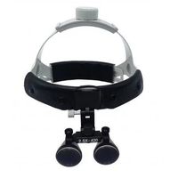 Dental 2.5X420mm Surgical Medical Binocular Headband Loupes DY-107 Black by SuperElight