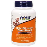 NOW Supplements, Beta-Sitosterol Plant Sterols with CardioAid®-S Plant Sterol Esters and Added Fish Oil, 90 Softgels