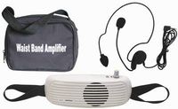 Audio2000'S Waist-Band PA Amplifier with a Headset Microphone AWP6201 , Headphones and Microphones