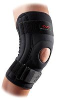 McDavid 421 Level 2 Knee Support with Stays, Black, Medium