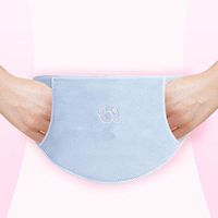LPY-USB Adjustable Lumbar Support,Electric Heating Lumbar Device Protection Belt Female Menstrual Care, Blue
