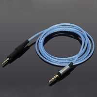 Replacement Audio Upgrade Cable for Sennheiser HD6 HD7 HD8 DJ Mix Headphones Blue Colour