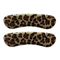 4 Pairs Leopard Heel Cushions Padded Heel Liners Heel Grips Care