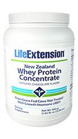 Life Extension New Zealand Whey Protein, Natural Chocolate, 640 Gram