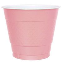 Hanna K. Signature Collection Plastic Cup, Pink, 9-Ounce, 50-Cups