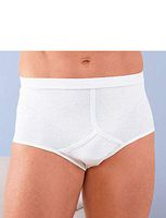 Mens Y Front Incontinence Underwear Pants White Medium (36/38)