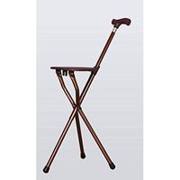 RES&DZ Triangular Crutches Aluminum Alloy Folding Stick Walking Chair Alking Aid Folding Cane Aluminum Crutches Folding The Tripod Folding Walker by