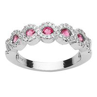 Meolin Women's Green Crystal Ring Engagement Wedding Bright Rings,Zinc Alloy,Size8