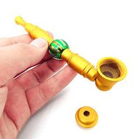 Portable and Durable Mini Art Personal Tool with 10 Stainless Steel mesh Filters and a Storage Bag (Gold)