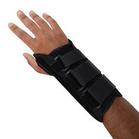 Sammons Preston Canvas Wrist Splint, Left, XL, Orthopedic Support Brace for Tendonitis, Inflammation, Carpal Tunnel, Injuries & Pain, Full Finger Function, Comfortable Compression & Immobilization