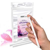 Vaginal Suppository Applicators, Reusable or Disposable, New Design Smooth Edge | Fits Most Brands, Boric Acid Suppositories, Pills, Tablets | Individually Wrapped (7 Count) Made in USA
