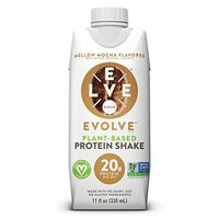 Evolve Protein Shake, Mellow Mocha, 20g Protein, 11 Fl Oz (Pack of 12)