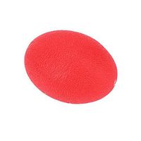 Alomejor Hand Exercise Balls, Silicone Massage Therapy Grip Ball for Wrist Finger Muscle Resistance Strength Exercise Stress Relief Egg Trainers (Red 25)