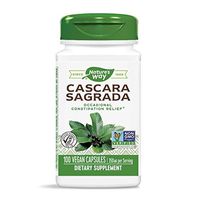 Nature's Way Cascara Sagrada Bark, 350 mg per serving, 100 Vegetarian Capsules