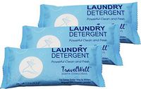 TRAVELWELL Individually Wrapped Travel Size Powder Laundry Detergent,1.5 Ounce per Bag,200 Bags per Case Hotel Toiletries Amenities Disposable Laundry Stain Remover Soap Powder