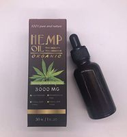 Natrual Organic Hemp Oil for Pain Relief and Anxiety Sleep Support with 3000mg Hemp Seed Extracts