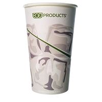 Eco-Products, Inc EP-CP22 22 oz. Compostable Paper Cold Cup, Double-Sided PLA Cold Cup (Pack of 1000)