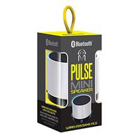 Mental Beats Pulse Bluetooth Mini Speaker with LED Lights - Silver