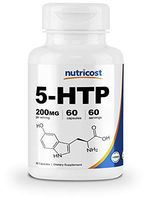 Nutricost 5-HTP 200mg, 60 Veggie Capsules (5-Hydroxytryptophan) - Gluten Free & Non-GMO