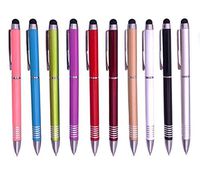 Stylus Pens，2 in 1 Capacitive Stylus，iPhone Touch Pen & Ballpoint Pens for Touch Screens，for iPad，iPhone，Samsung，HTC，Kindle and More，(10 Colors)