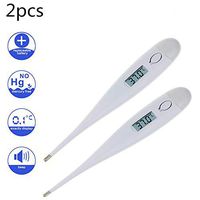 Child Adult Body Digital LCD Thermometer Temperature Measurement (2pcs Digital LCD Temperature Measurement)