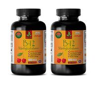 Heart Care Supplement - B-12 METHYLCOBALAMIN 1000 MCG - SUBLINGUAL - Cherry Flavor - b12 Vitamin Energy Booster - 2 Bottles 240 Fast Dissolve Tablets